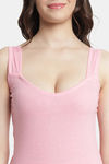Bleeding Heart Cotton Camisole (Pack of 2) - Pink Beige — thumbnail 5